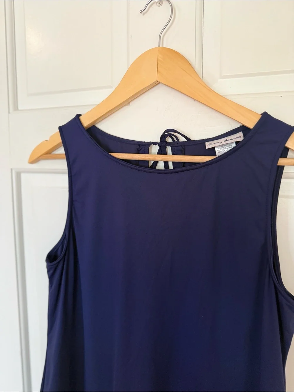 Tommy Bahama Pearl High Neck Navy Romper Women’s small Beach Swim - Picture 5 of 9
